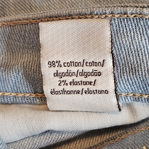 Calvin Klein Distressed Light Wash Flare Bootcut Jeans Women's W30 L32 - Picture 8 of 13